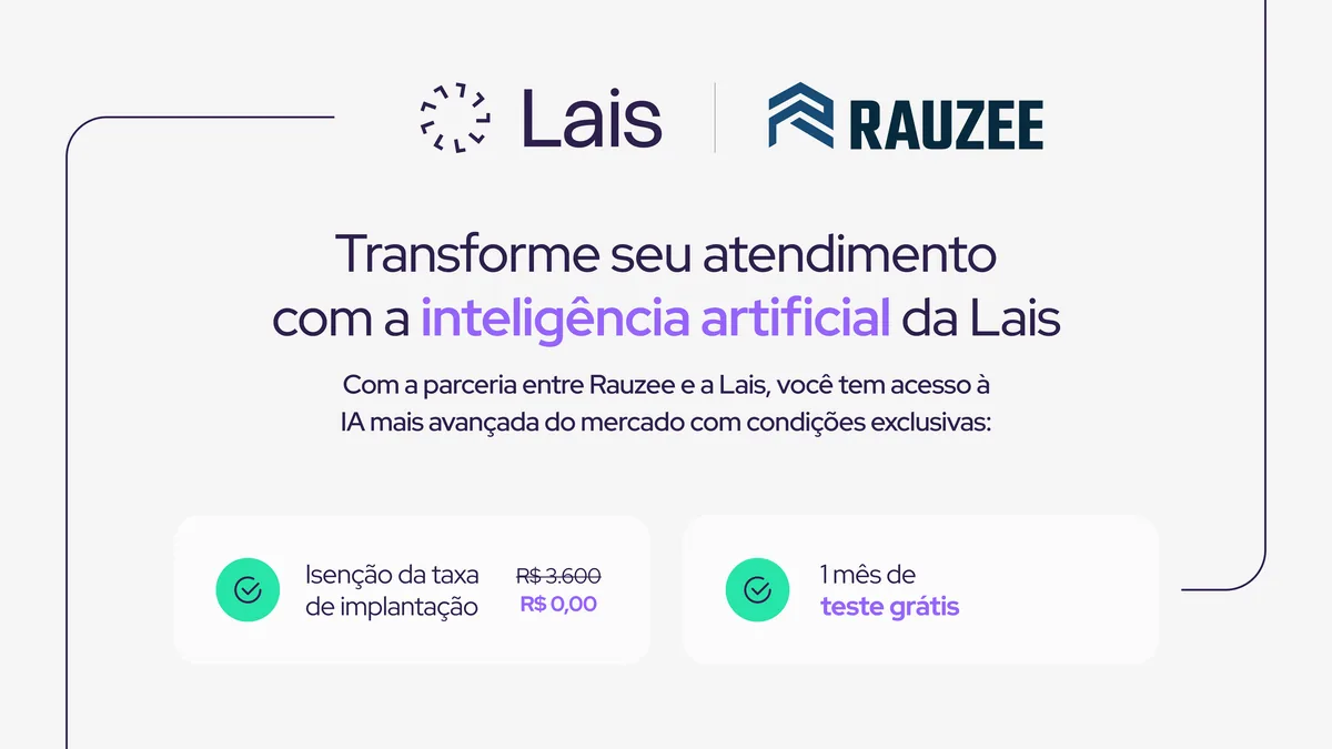 O Futuro do Atendimento Imobiliário Tem Nome: Rauzee + Lais. Conheça a parceria que vai revolucionar o seu atendimento com IA